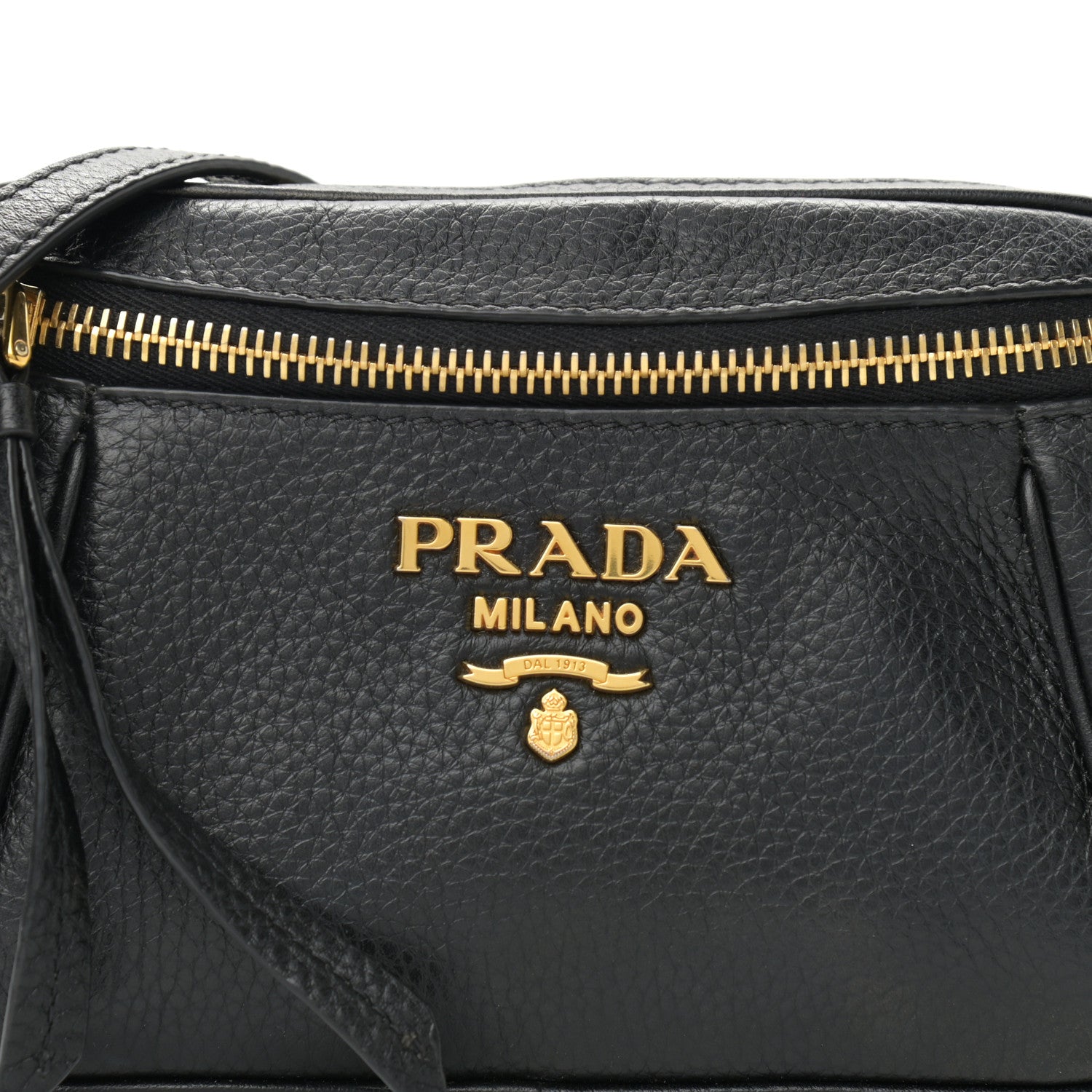 Prada Vitello Daino Belt Bag Black 7 of 9