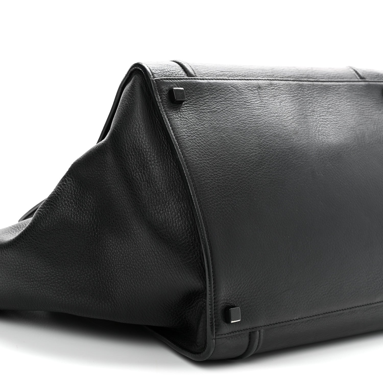 Celine Grained Calfskin Medium Phantom Luggage Black 10 of 13
