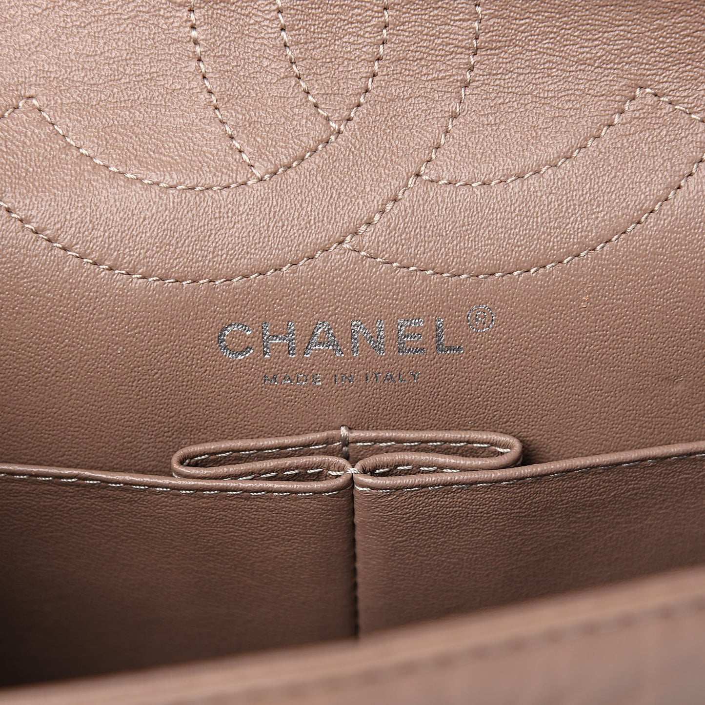 Aged Calfskin Quilted 2.55 Reissue 226 Flap Light Brown