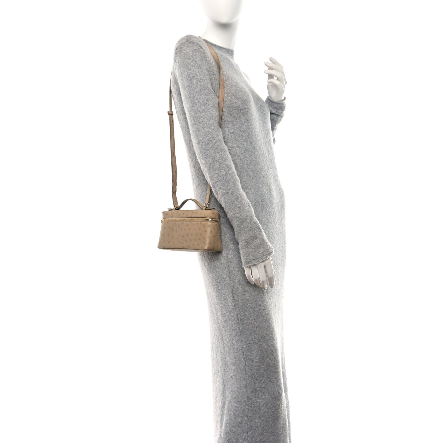 Ostrich L19 Extra Pocket Pouch Beige