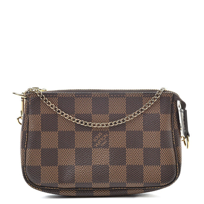 Louis Vuitton Damier Ebene Mini Pochette Accessories 1 of 8