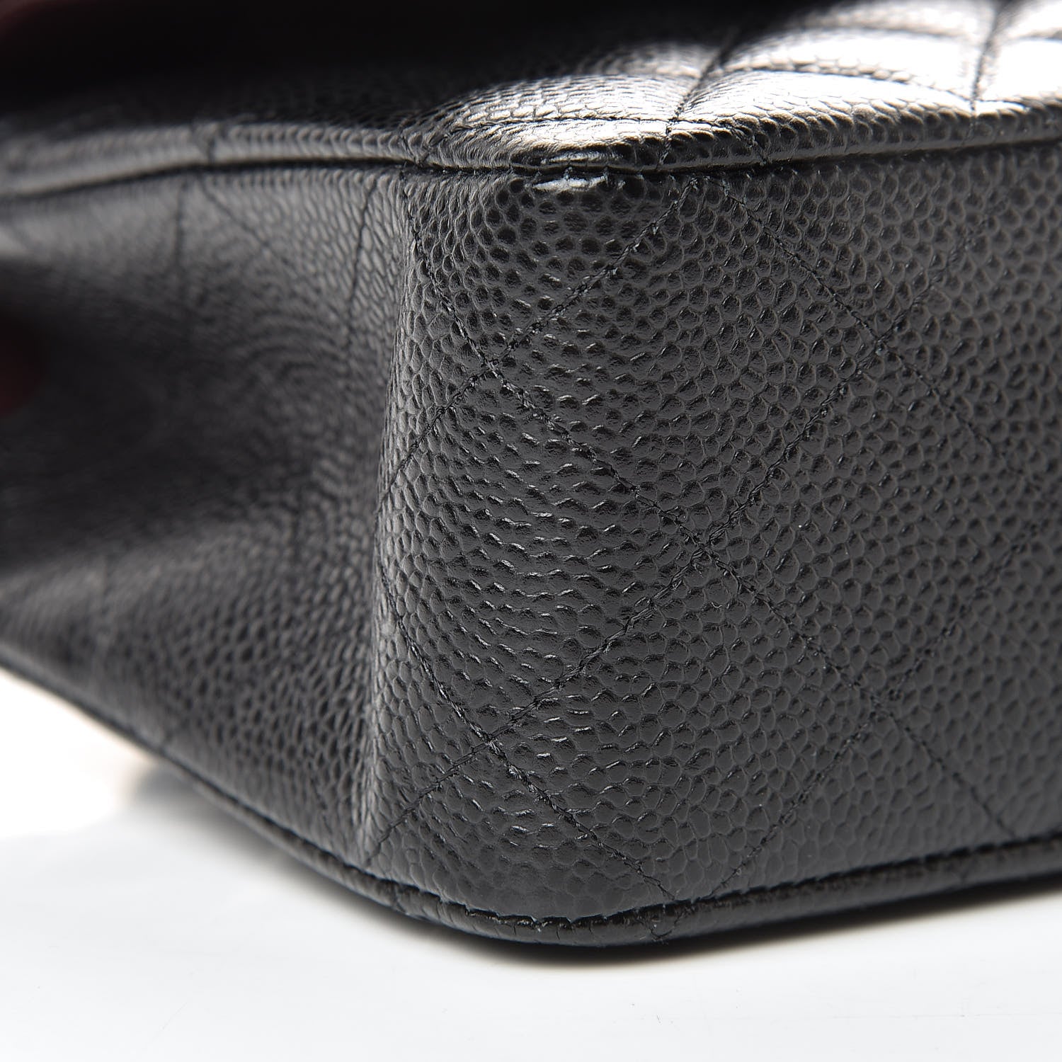 Chanel Caviar Quilted Medium Double Flap Black 9 of 10