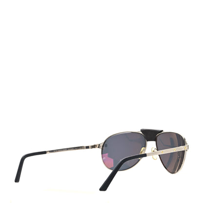 Cartier Santos Dumont Aviator Sunglasses Silver 4 of 9