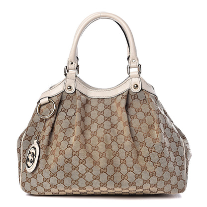 Gucci Monogram Medium Sukey Tote Off White 1 of 9