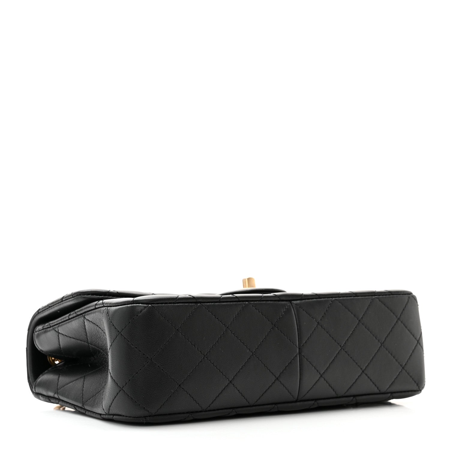 Chanel Lambskin Quilted Small Sweet Camellia Flap Black 4 of 11