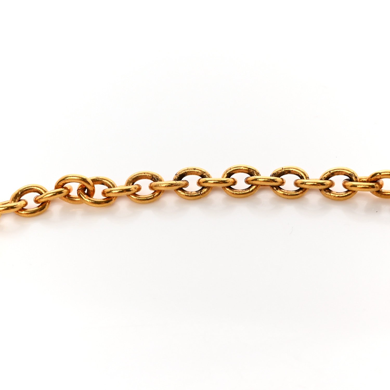 Chanel Metal Chain CC Medallion Belt Gold 5 of 6