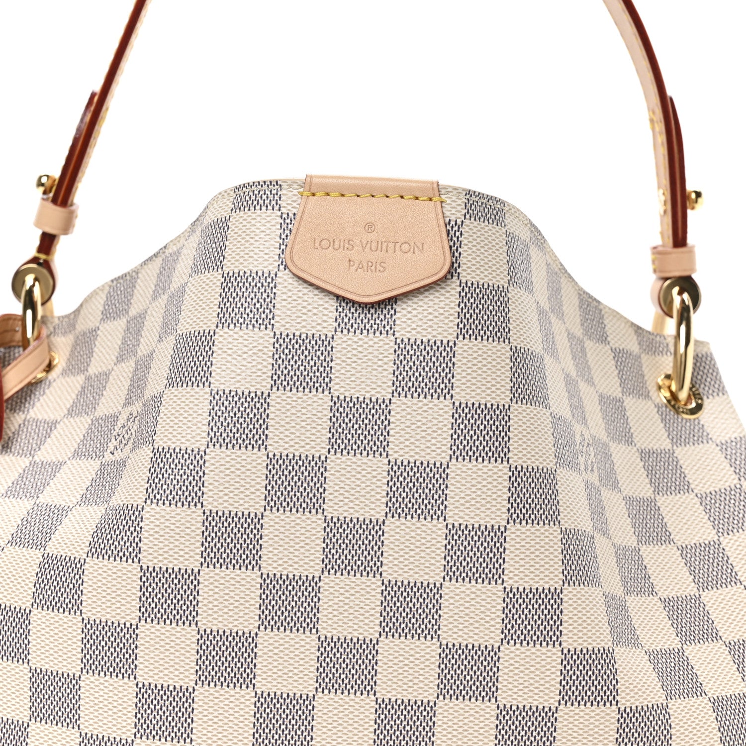Louis Vuitton Damier Azur Graceful PM Rose Ballerine 7 of 10