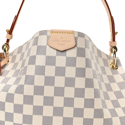 Louis Vuitton Damier Azur Graceful PM Rose Ballerine 7 of 10