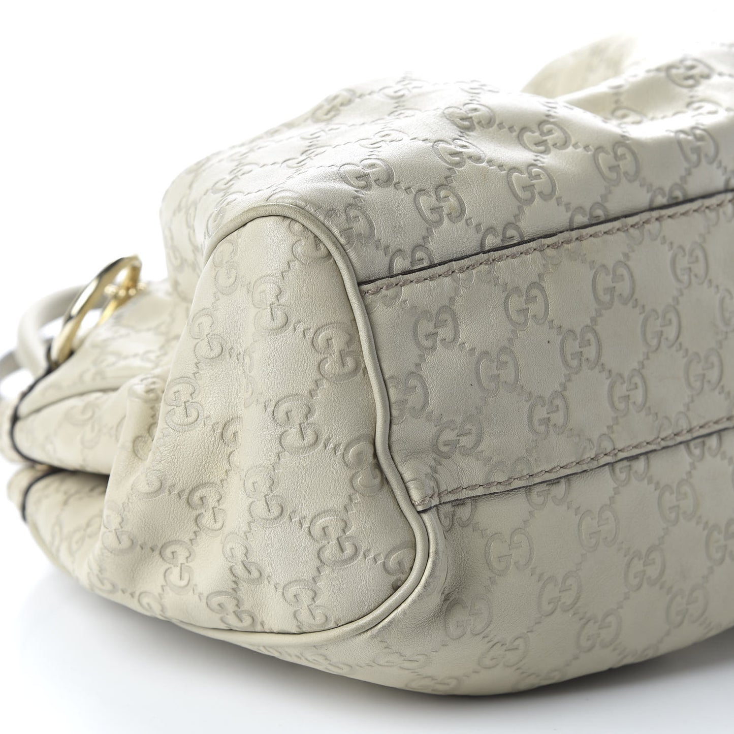 Guccissima Medium Sukey Tote Mystic White