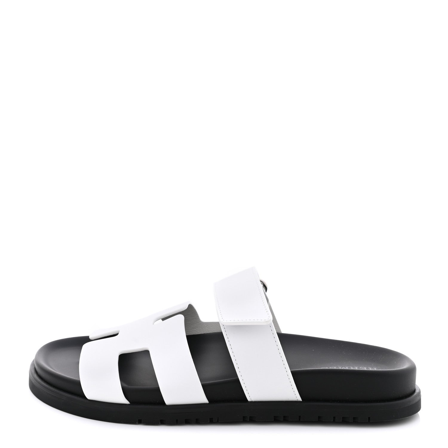 Hermes Calfskin Womens Chypre Sandals 36 White 1 of 9