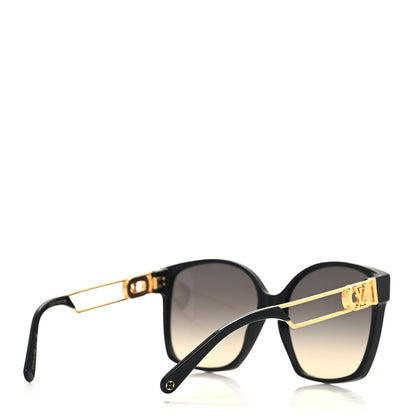 Louis Vuitton Acetate LV Link Sunglasses Z1846W Black 4 of 7