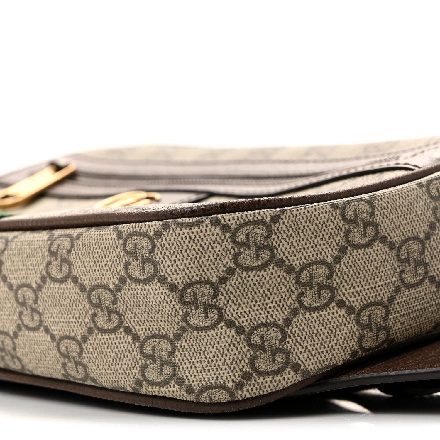 Gucci Soft GG Supreme Monogram Medium Ophidia Belt Bag Dark Brown 10 of 12