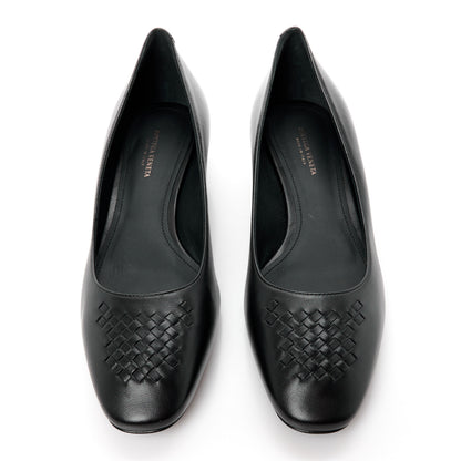 Bottega Veneta Nappa Intrecciato Pumps 37 Black 2 of 8