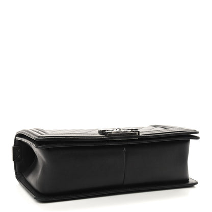 Chanel Lambskin Quilted Medium Boy Flap Black 4 of 9