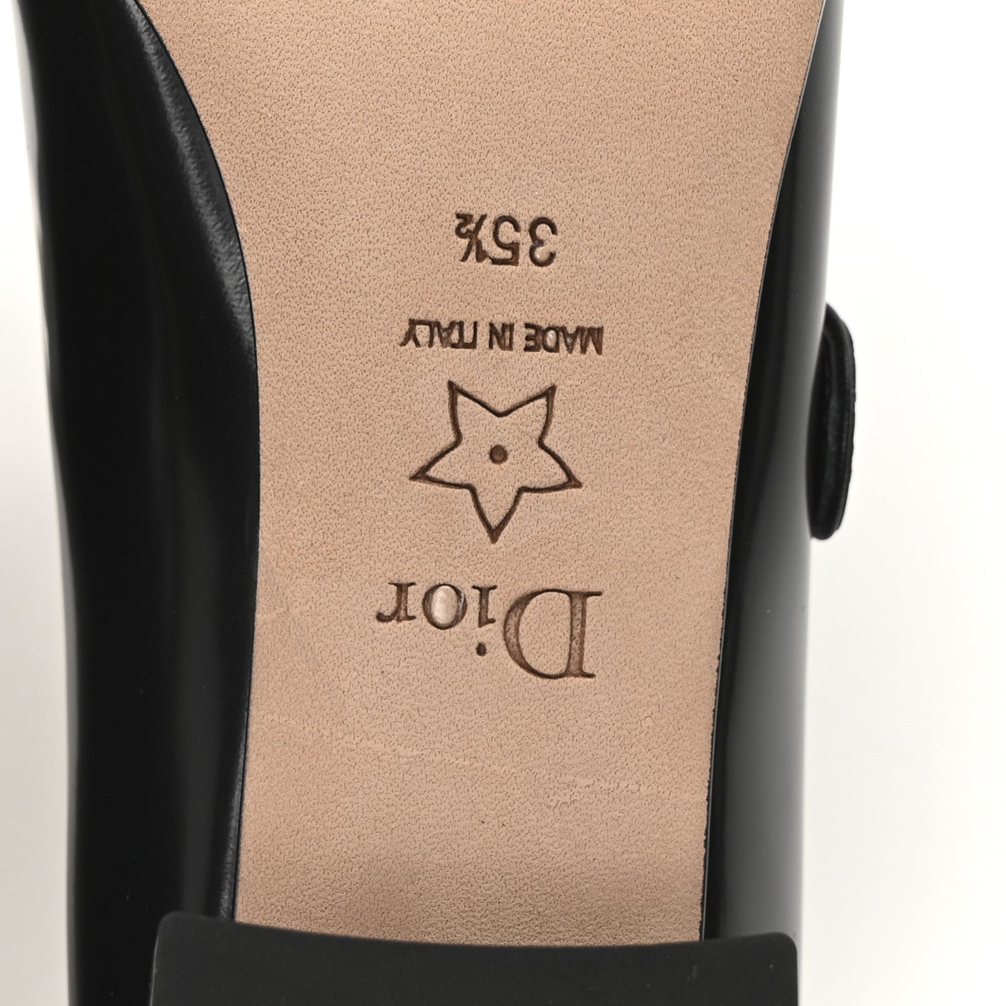 Brushed Calfskin Uniform 30mm Pumps 35.5 Black