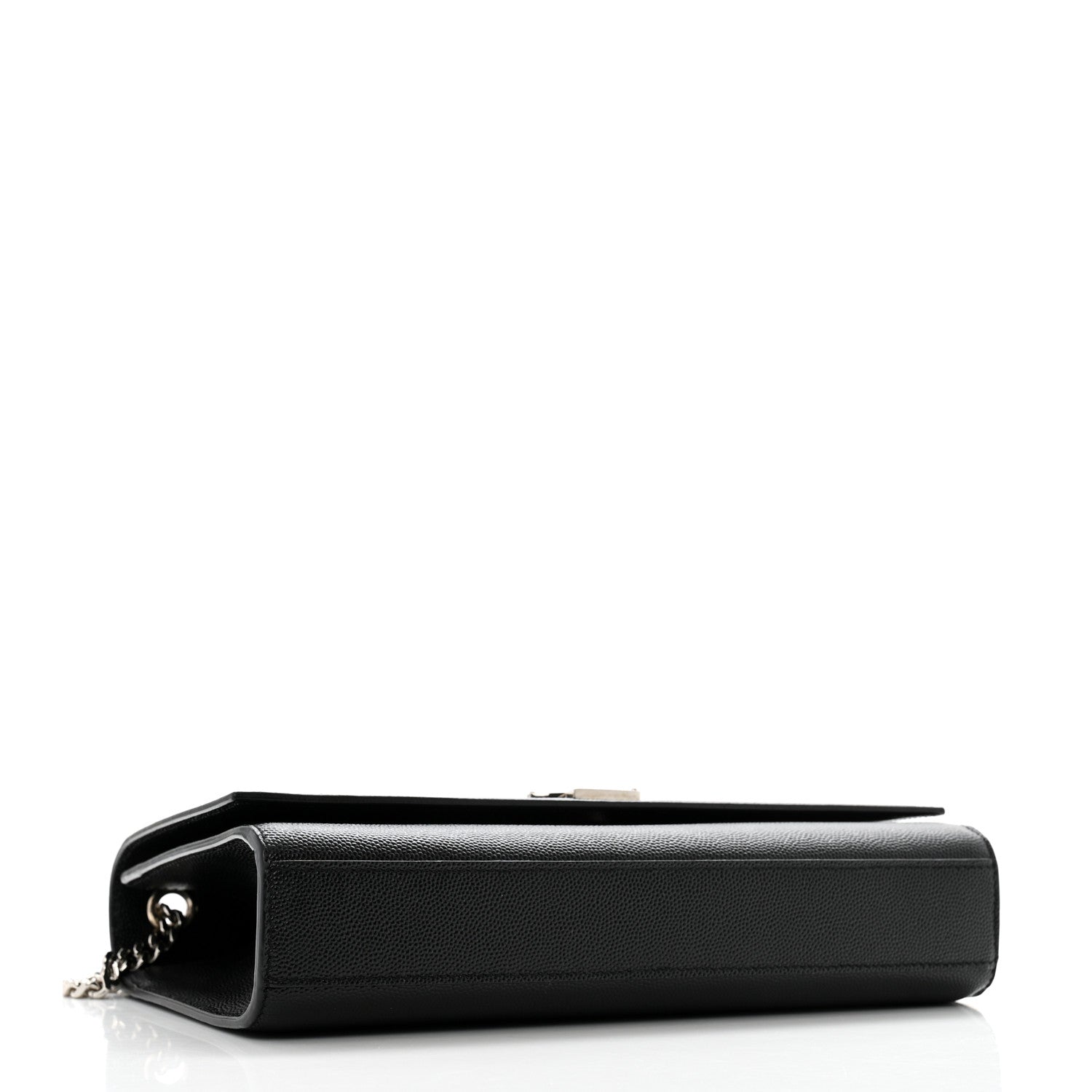 Saint Laurent Grain De Poudre Medium Classic Monogram Kate Satchel Black 4 of 12