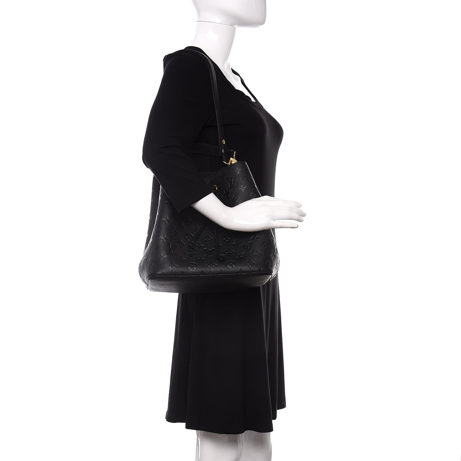 Louis Vuitton Empreinte Neonoe MM Black 3 of 14
