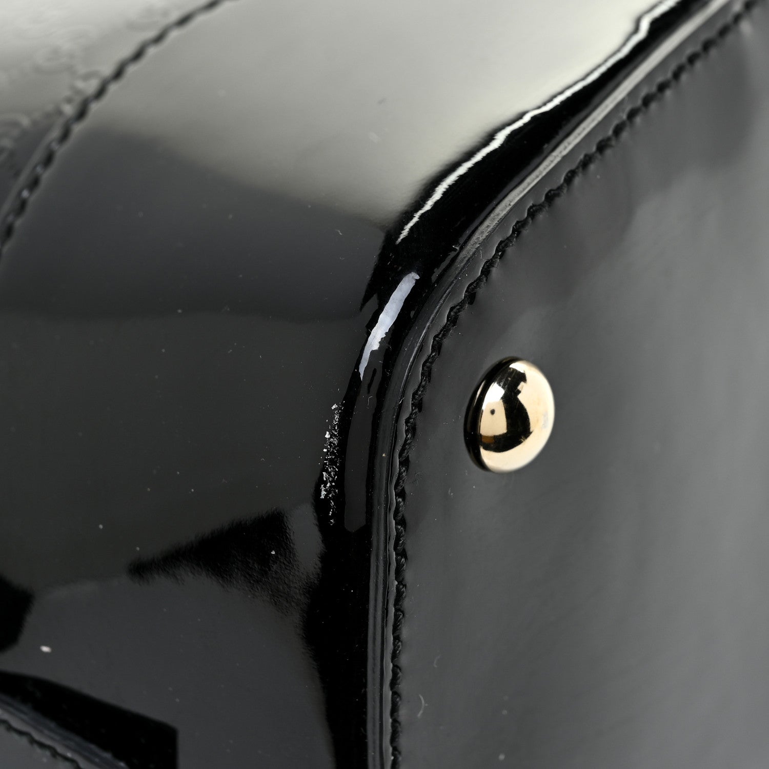 Gucci Patent Microguccissima Small Nice Top Handle Dome Bag Black 13 of 18
