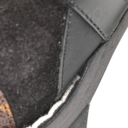 Louis Vuitton Suede Calfskin Monogram Star Trail Ankle Boots 39 Black 9 of 11