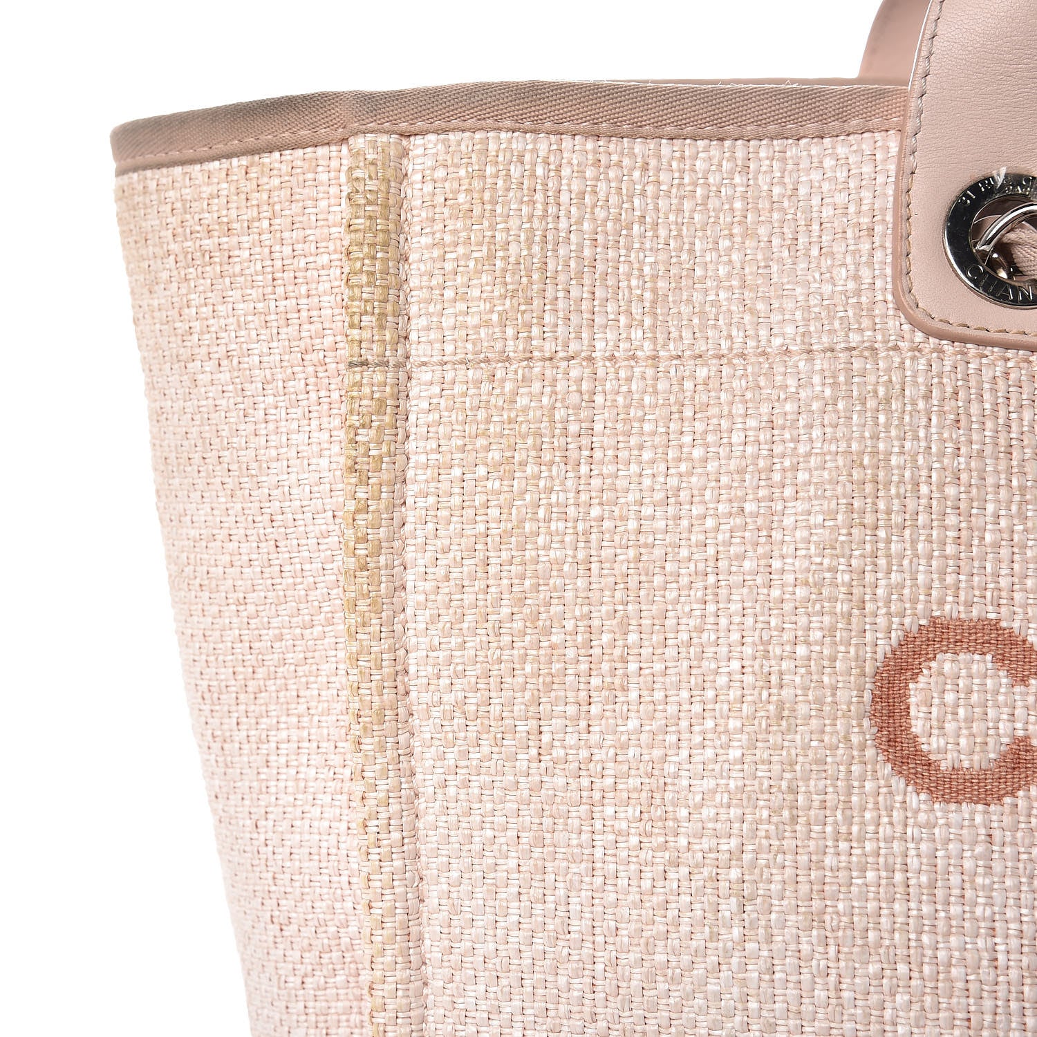 Chanel Canvas Large Deauville Tote Pink 13 of 20