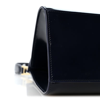 Salvatore Ferragamo Brushed Calfskin Medium Prisma Shoulder Bag Midnight 9 of 12