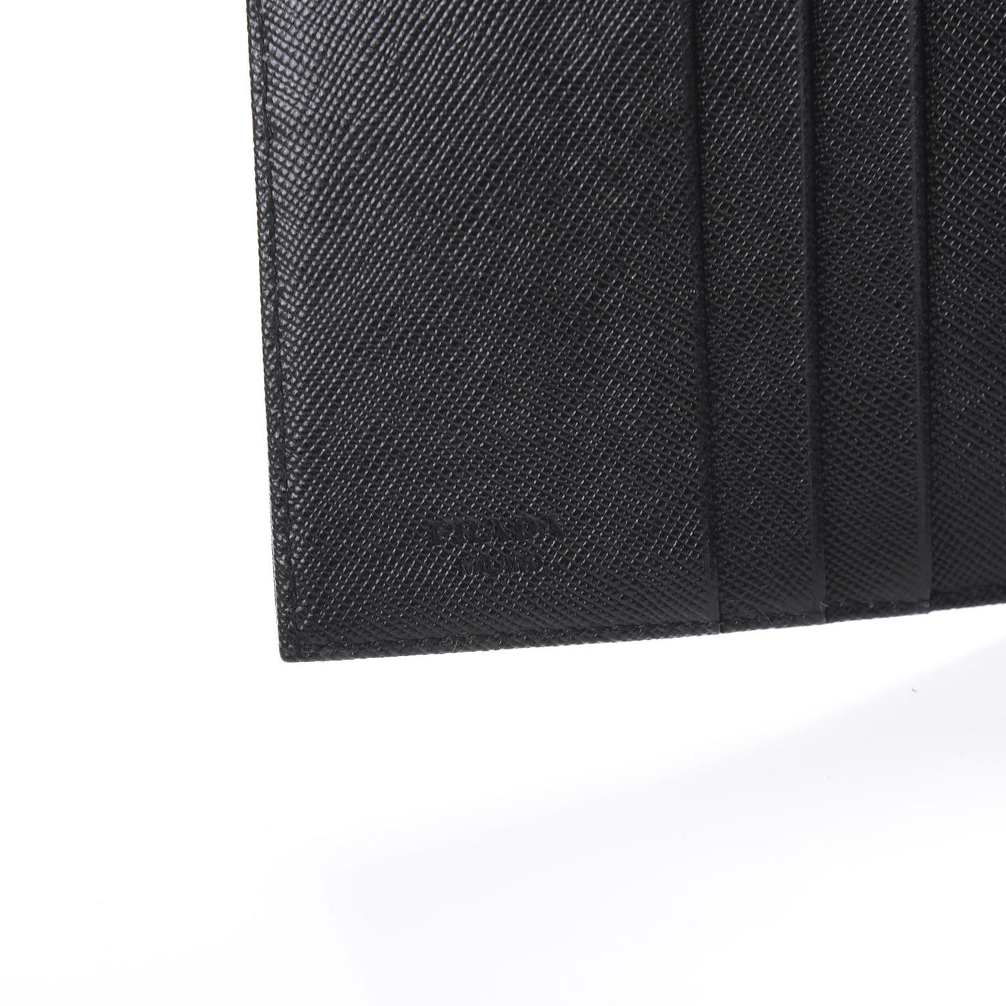 Tessuto Nylon Saffiano Wallet Black
