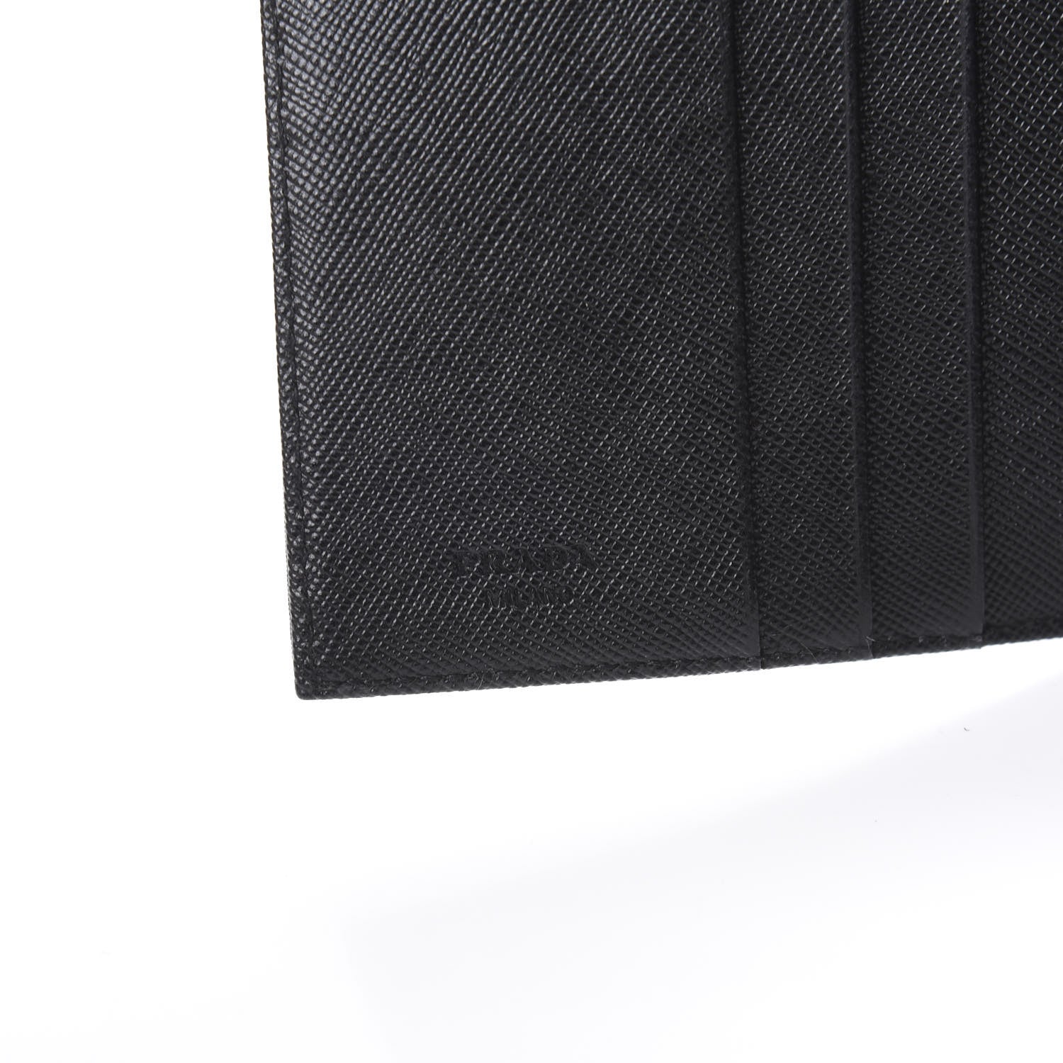 Prada Tessuto Nylon Saffiano Wallet Black 6 of 7