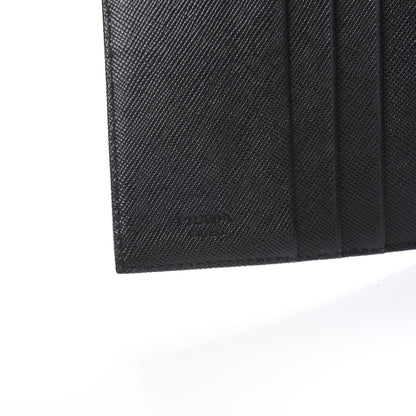 Prada Tessuto Nylon Saffiano Wallet Black 6 of 7