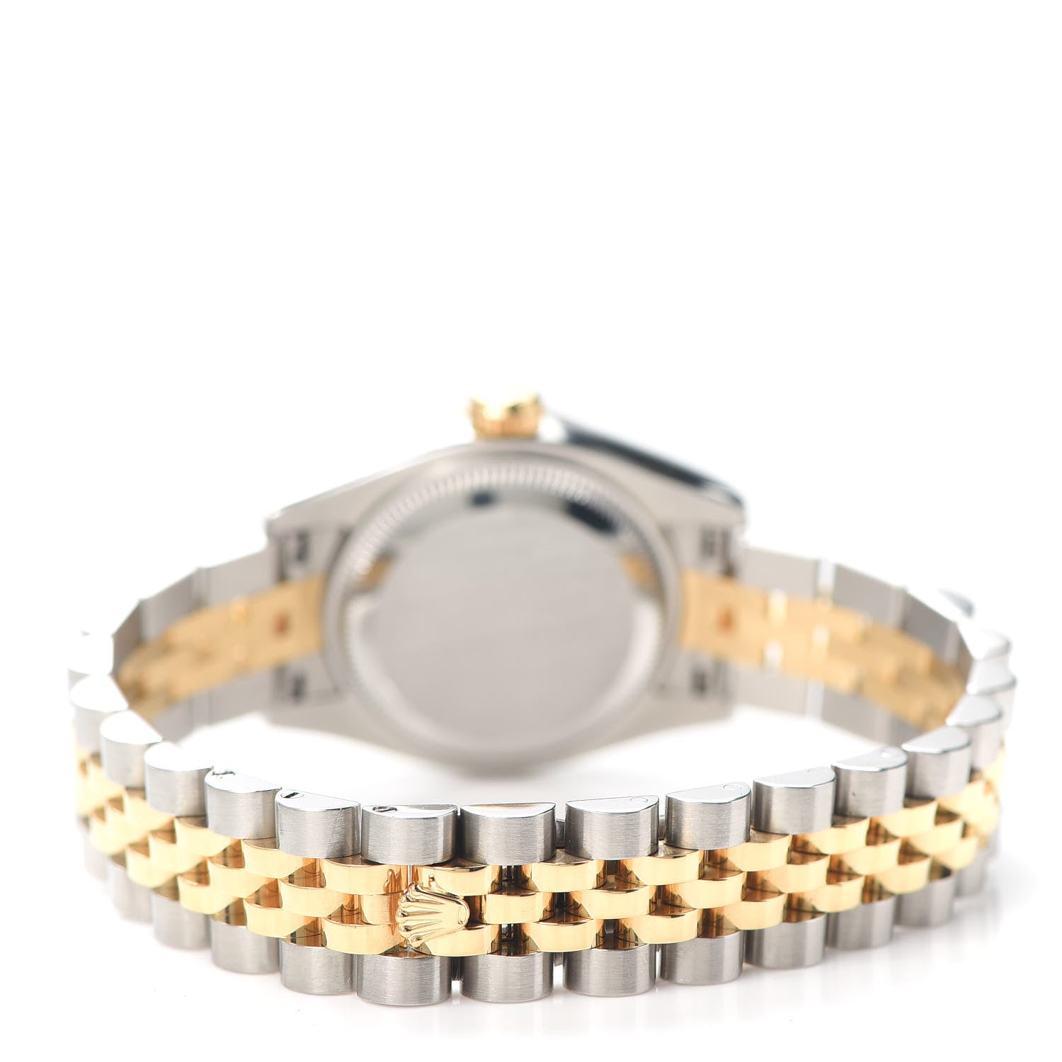 Rolex Stainless Steel 18K Yellow Gold Diamond 26mm Oyster Perpetual Datejust Watch Champagne 179173 3 of 6