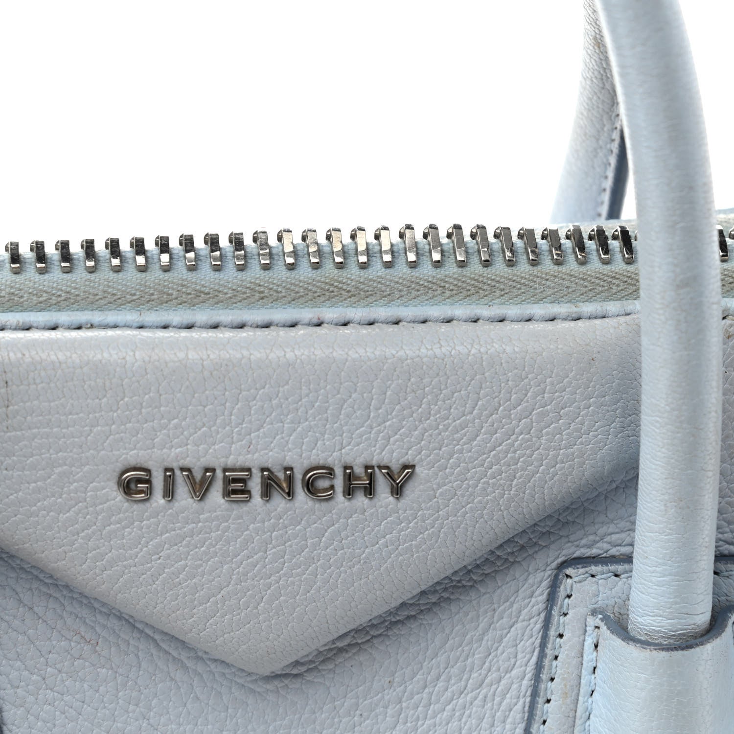 Givenchy Sugar Goatskin Small Antigona Pale Blue 10 of 17