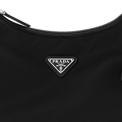 Prada Tessuto Nylon Mini Re-Edition 2000 Bag Black 9 of 12
