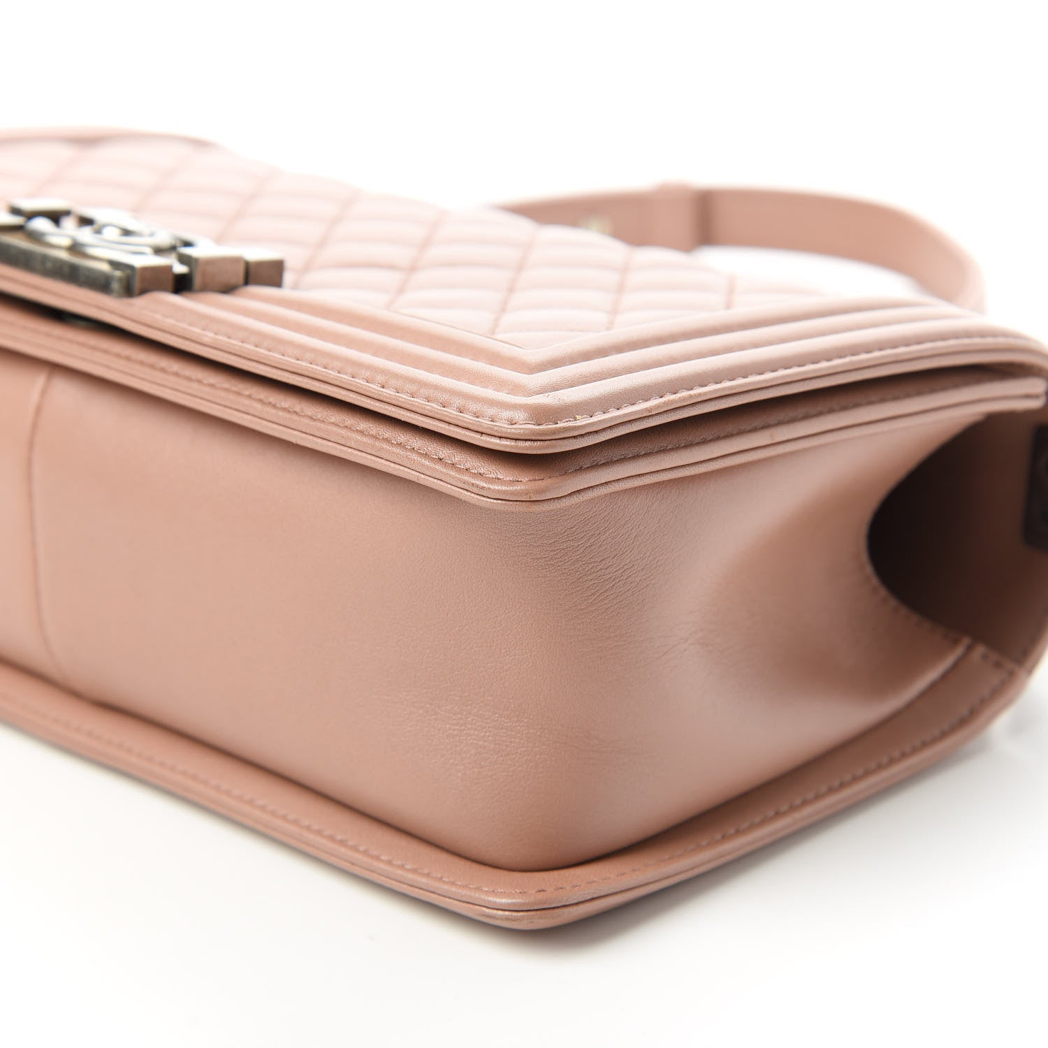Chanel Lambskin Quilted Medium Boy Flap Light Pink 7 of 10
