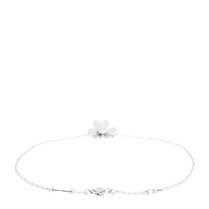 Van Cleef & Arpels 18K White Gold Diamond Mini Frivole Bracelet 3 of 5