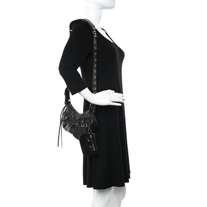 Balenciaga Agneau Arena Le Cagole Shoulder Bag XS Black 2 of 12