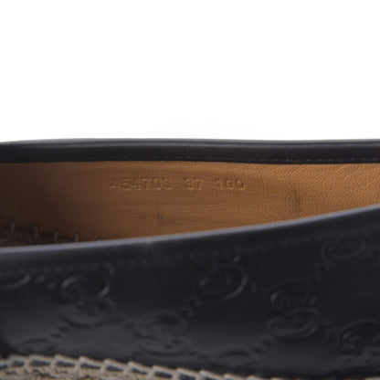 Gucci Guccissima Signature Espadrilles 37 Black 11 of 13