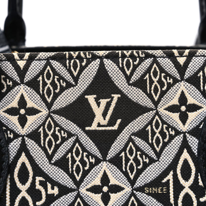 Louis Vuitton Jacquard Since 1854 Onthego GM Grey 7 of 9