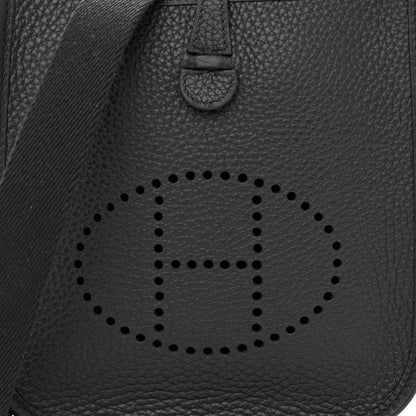 Hermes Taurillon Clemence Evelyne TPM Black 8 of 11