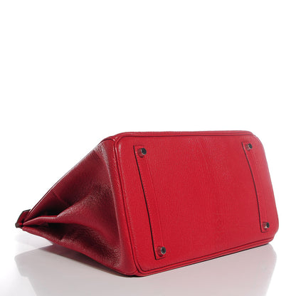 Hermes Chevre de Coromandel Birkin 35 Rouge Vif 5 of 25