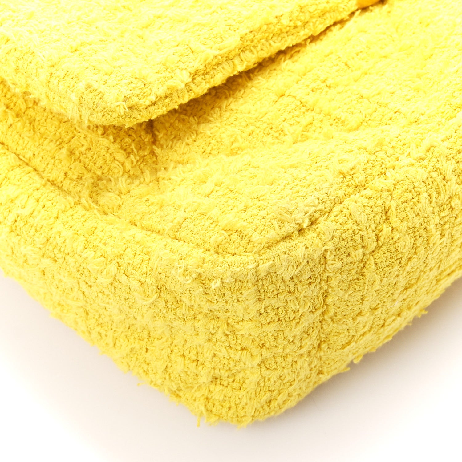 Chanel Tweed Quilted Medium Chanel 19 Flap Yellow 9 of 11