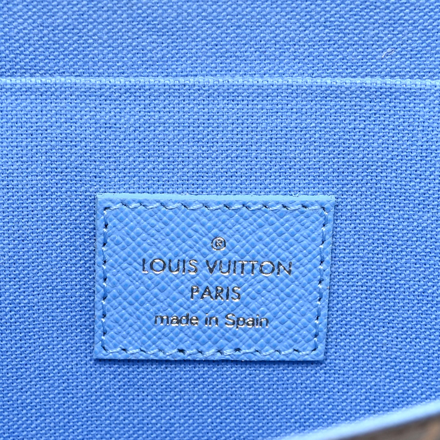 Monogram 2021 Christmas Animation China Wall Pochette Felicie Chain Wallet Blue