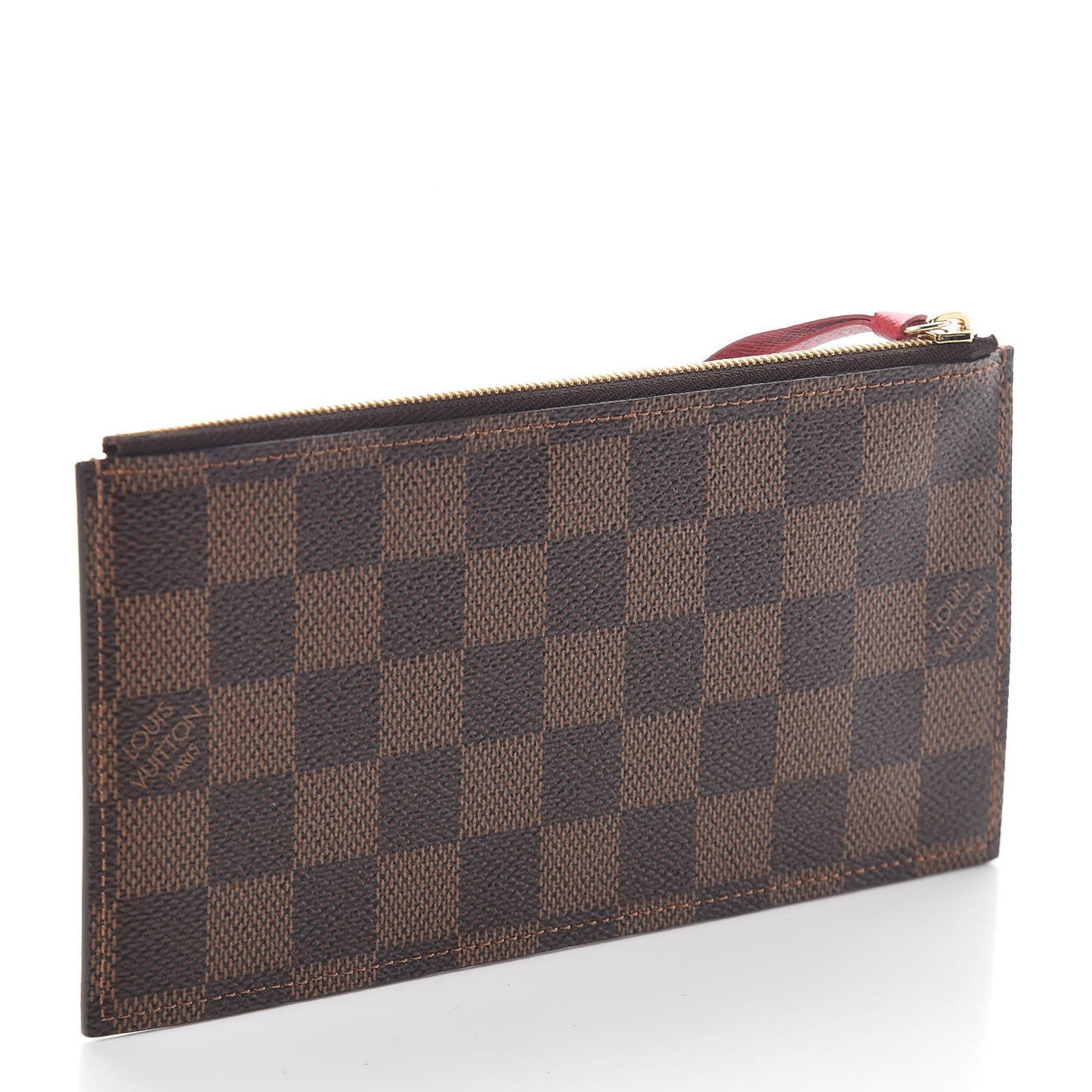 Damier Ebene Felicie Chain Wallet Zippered Insert