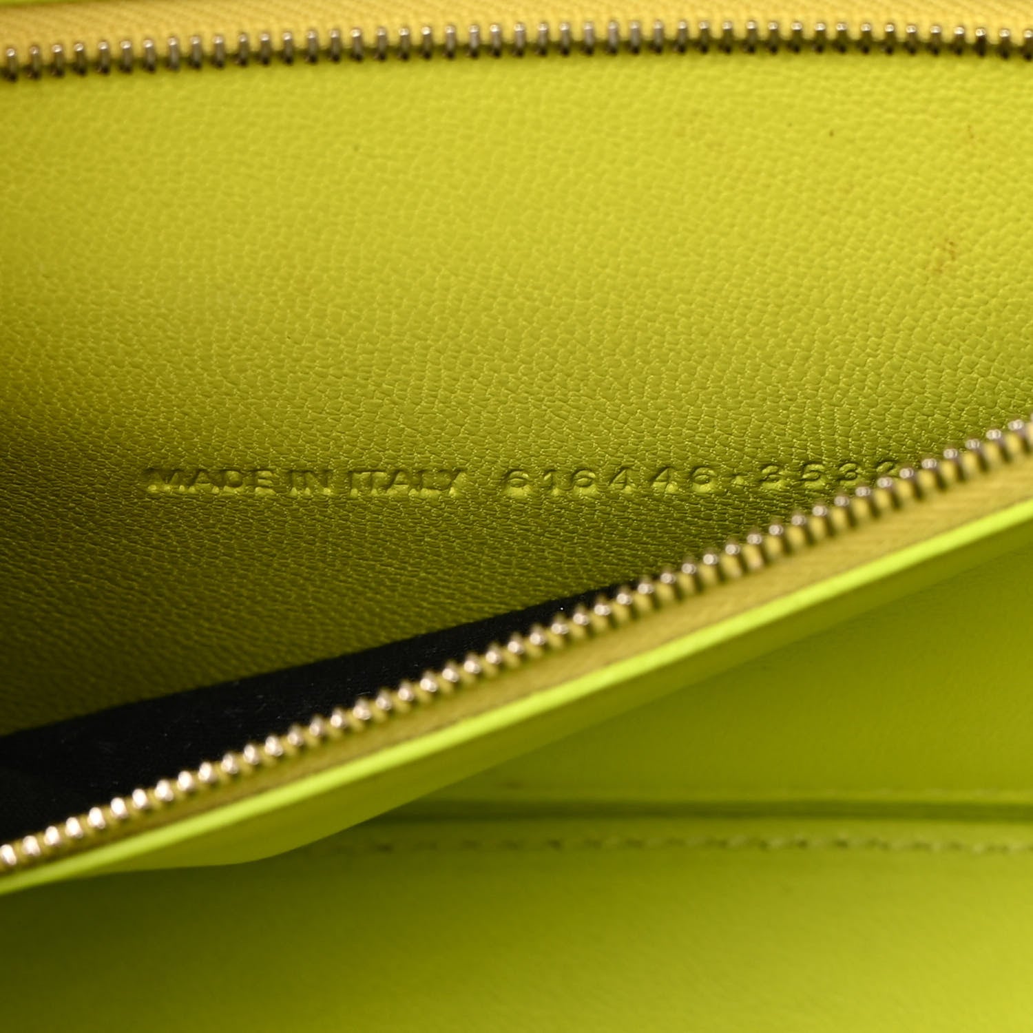 Balenciaga Shiny Calfskin Crocodile Embossed Small Hourglass Sling Shoulder Bag Lime 7 of 15
