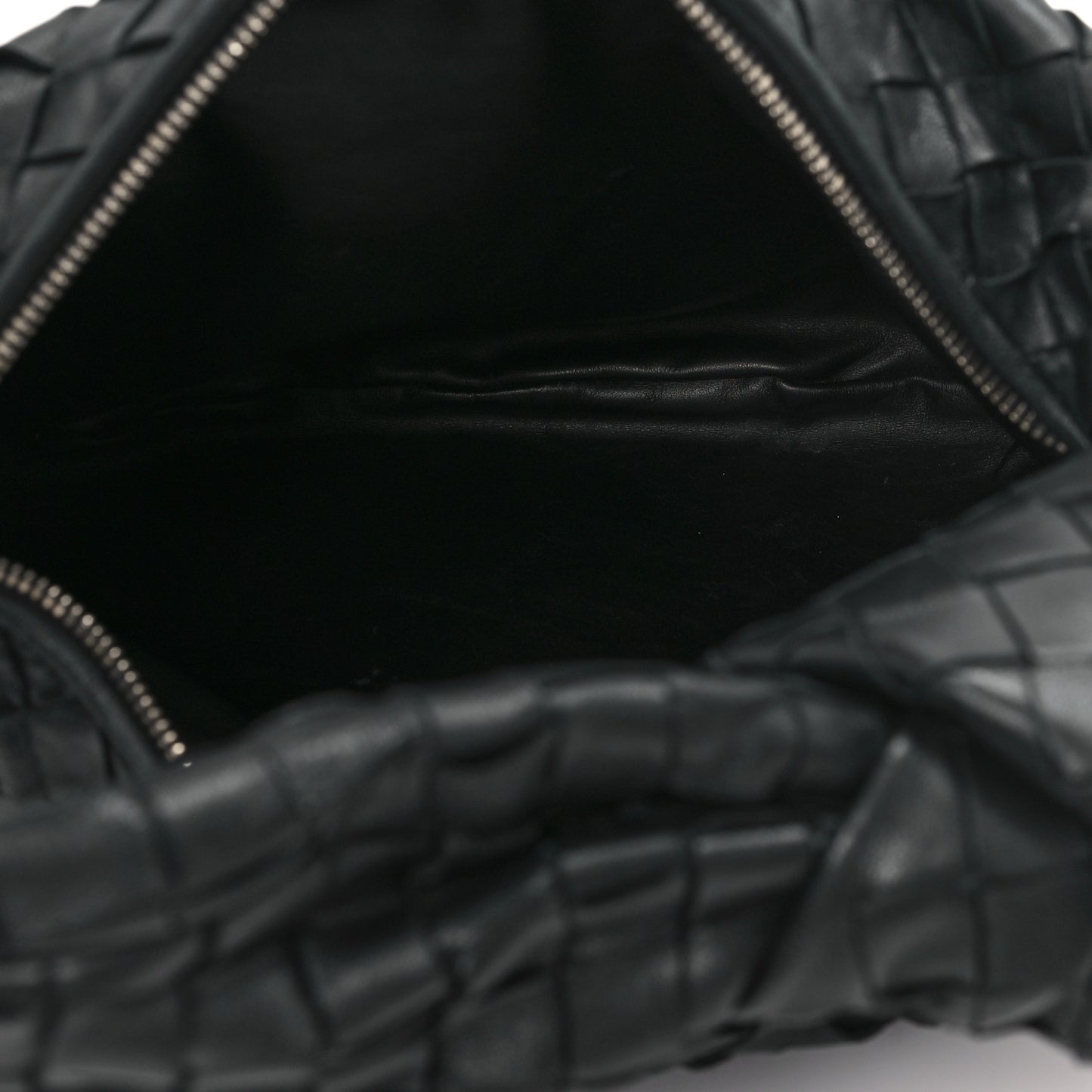 Nappa Intrecciato Teen Jodie Hobo Black