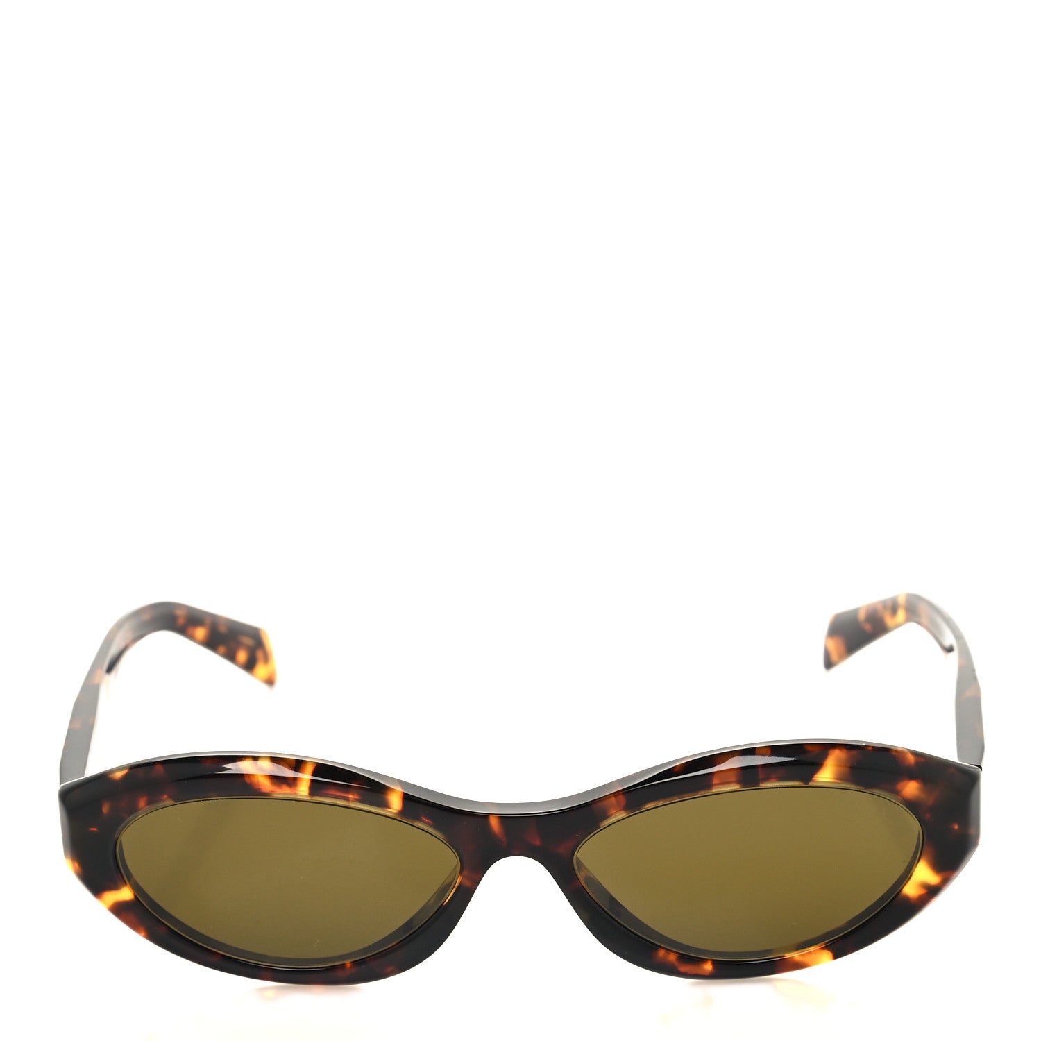 Prada Acetate Oval Sunglasses SPR 26Z Tortoise 2 of 6