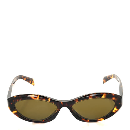 Prada Acetate Oval Sunglasses SPR 26Z Tortoise 2 of 6