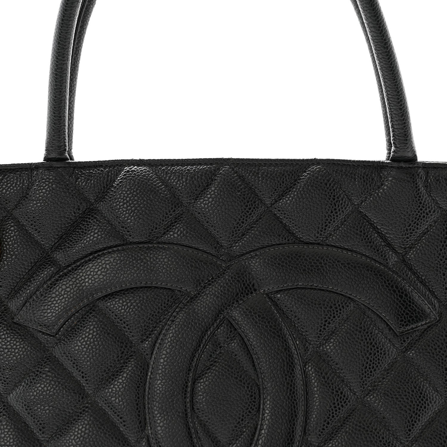 Chanel Caviar Quilted Medallion Tote Black 8 of 12