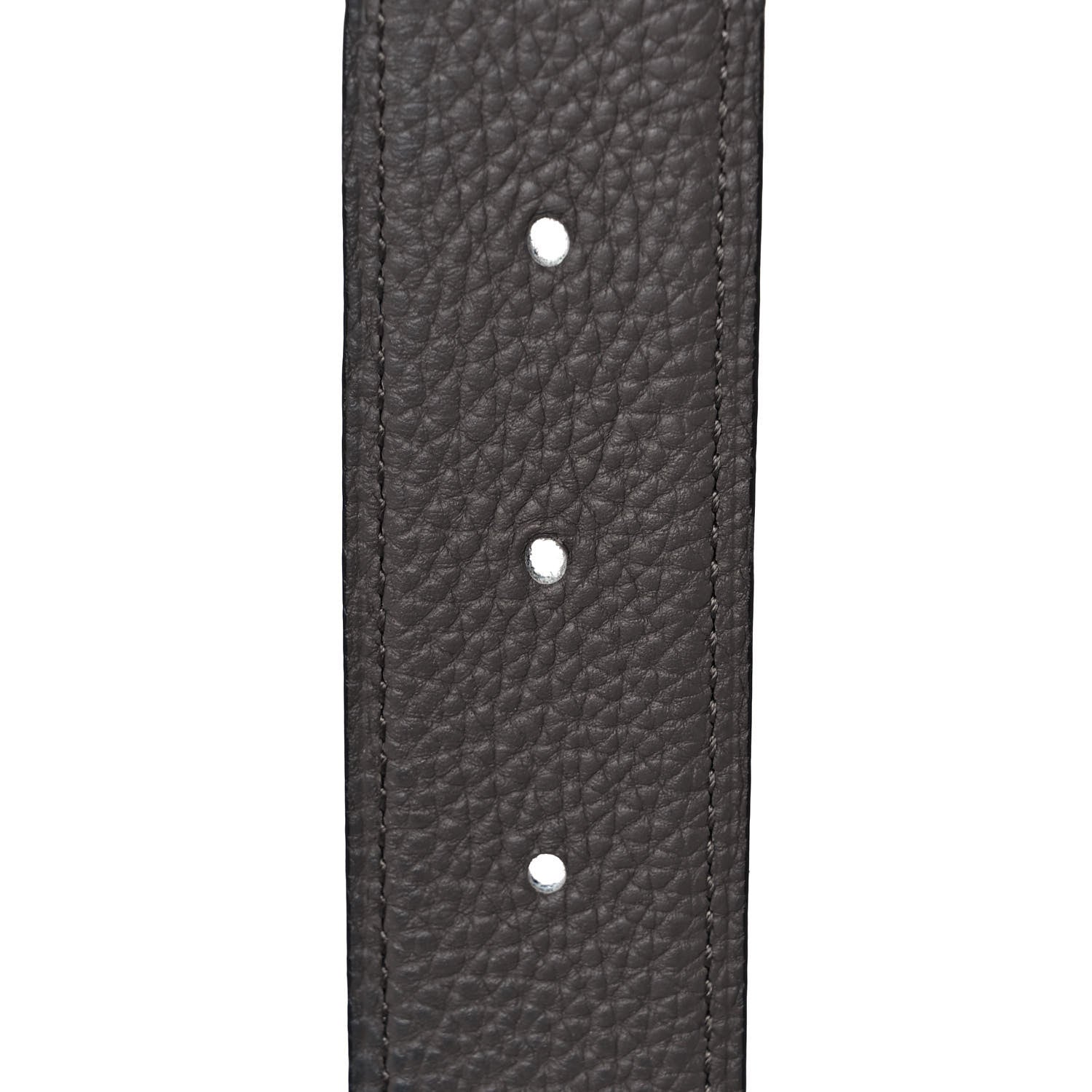 Hermes Box Togo 32mm Belt Strap 80 Black Etain 4 of 5