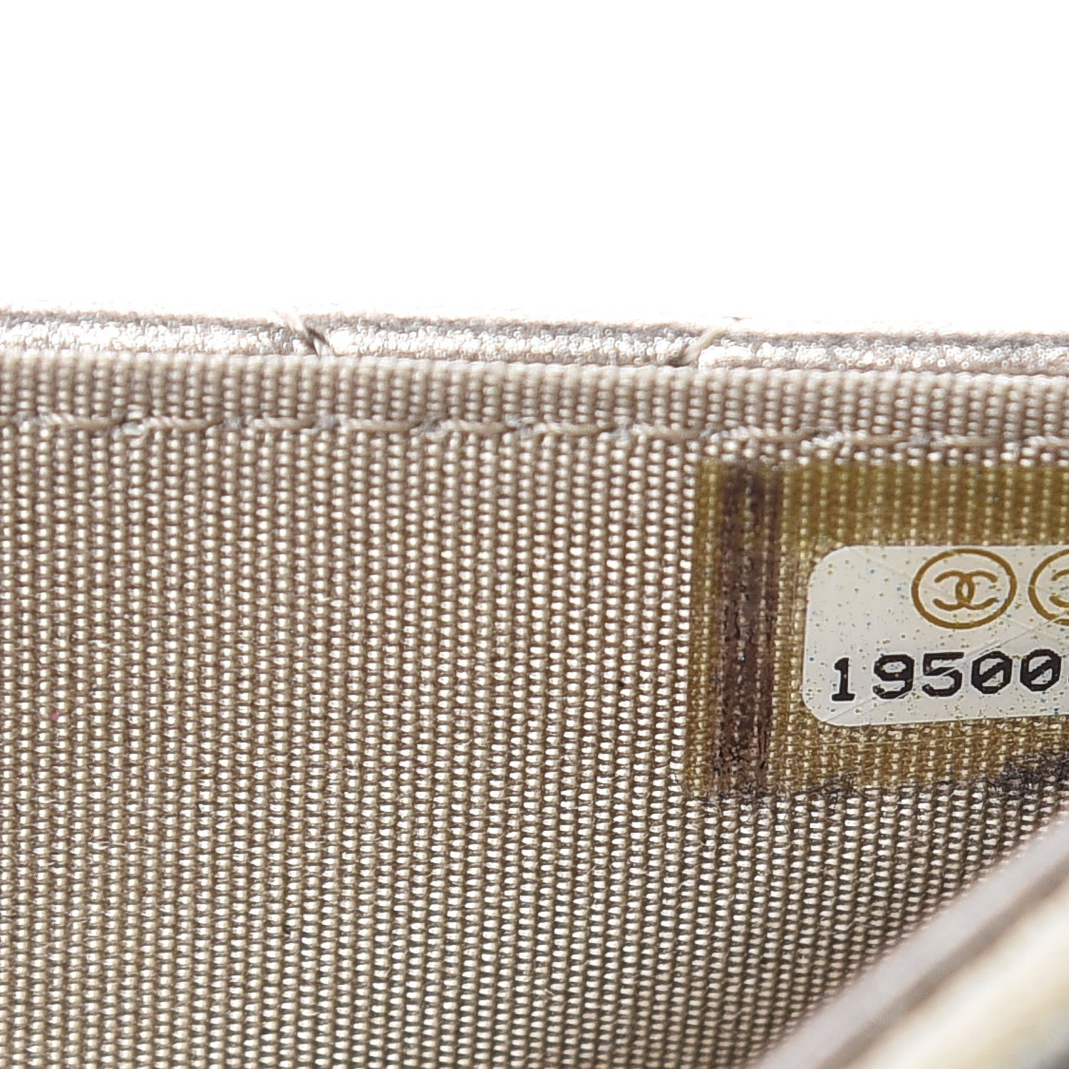 Chanel Metallic Calfskin Quilted Boy Wallet On Chain WOC Gold 8 of 18