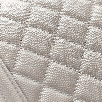 Chanel Caviar Quilted New Medium Boy Flap Dark Beige 9 of 10