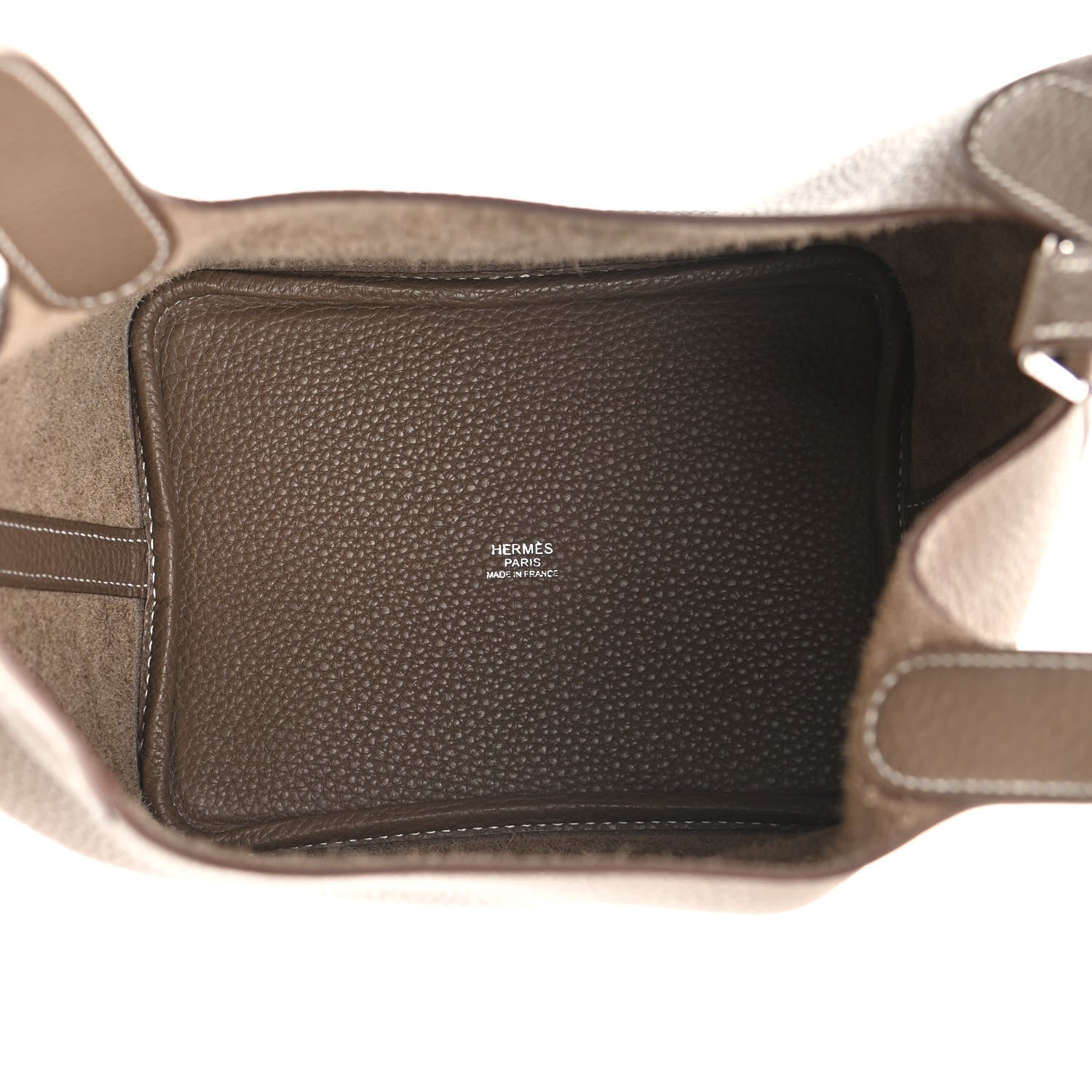 Hermes Taurillon Clemence Picotin Lock 18 PM Etoupe 5 of 11